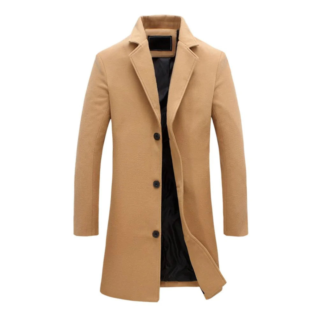 Men's Trench Coat | Long Lightweight-Levorel