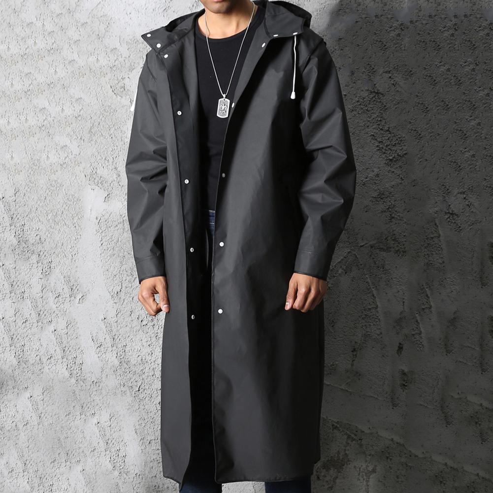 Men's Waterproof Raincoat | Long Hooded-Levorel