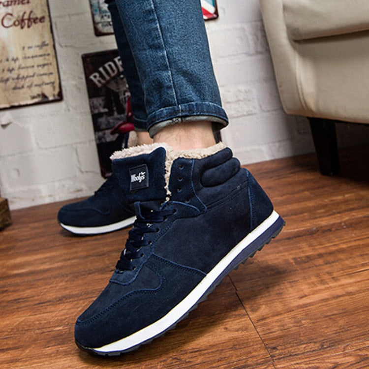 Men's Winter Boots | Fur Lined High Top-Levorel