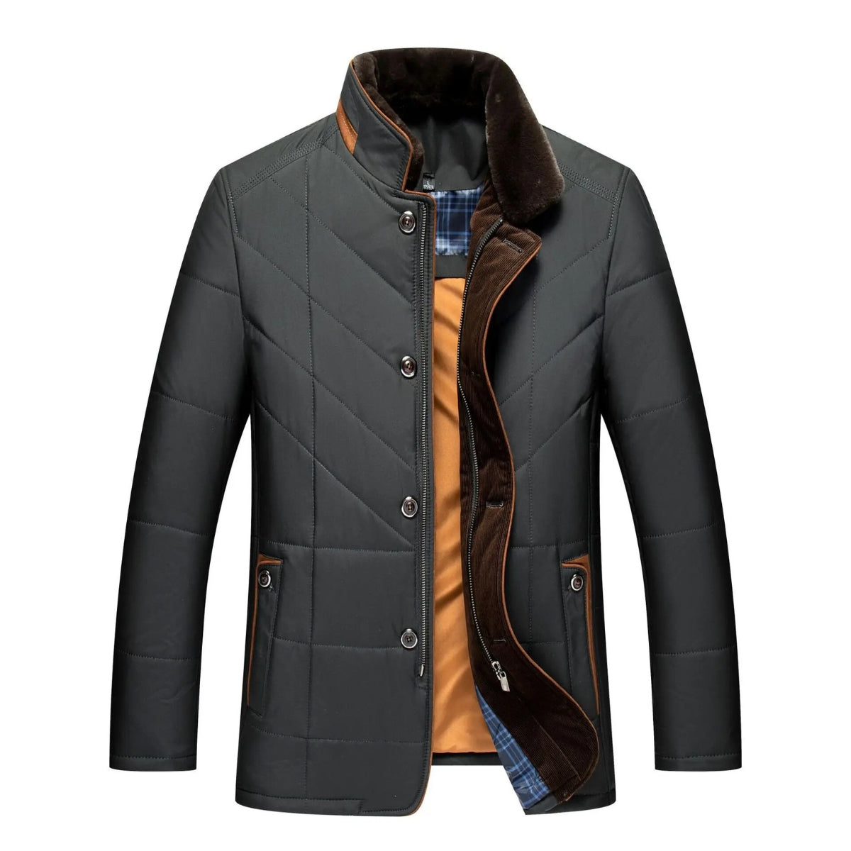Men's Winter Jacket | Lightweight Puffer Coat-Levorel