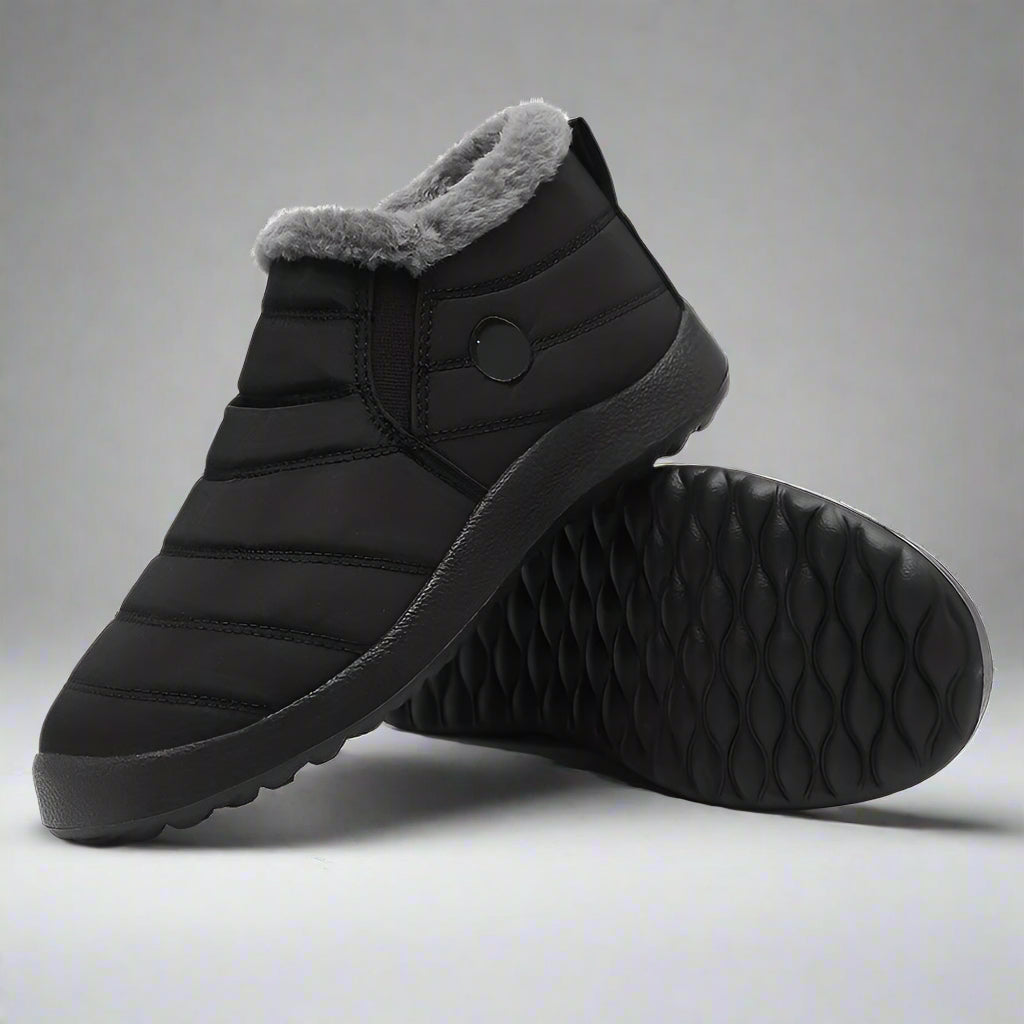 Men’s Winter Slip On Boots | Waterproof Flat-Levorel