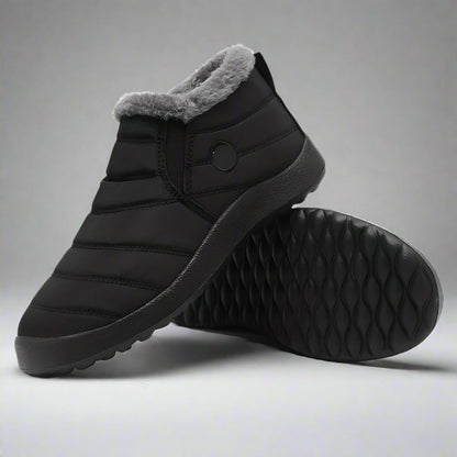 Men’s Winter Slip On Boots | Waterproof Flat-Levorel