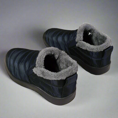 Men’s Winter Slip On Boots | Waterproof Flat-Levorel