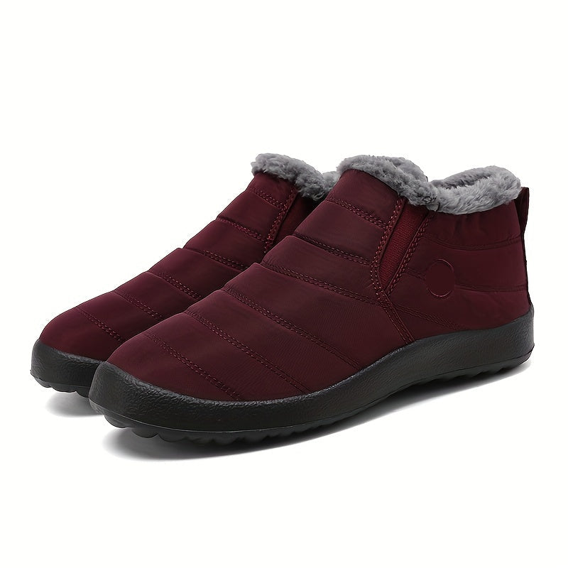 Men’s Winter Slip On Boots | Waterproof Flat-Levorel