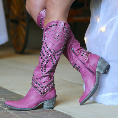 Women Embroidered Western Cowboy Boots | Knee High, Fashion