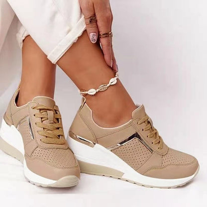 Women's Wedge Sneakers | Platform Comfortable Walking Shoes