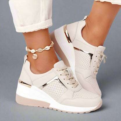 Women's Wedge Sneakers | Platform Comfortable Walking Shoes