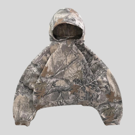 Oversized Camouflage Hoodie Soft Fabric Relaxed Fit for Men and Women 0