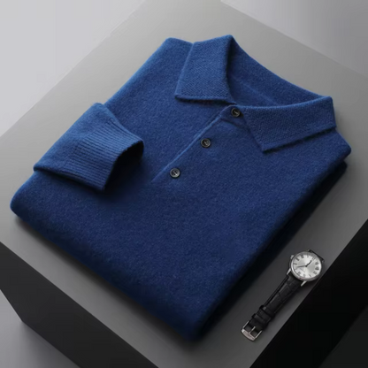 Polo Sweater – Natural-Fiber Blend Collar & Light Warmth - Image 9