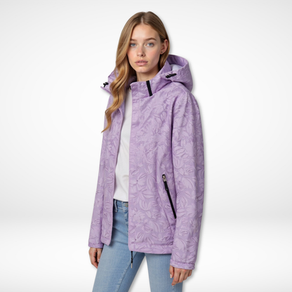 Women’s Waterproof Lightweight Softshell Jacket | Hooded Windproof