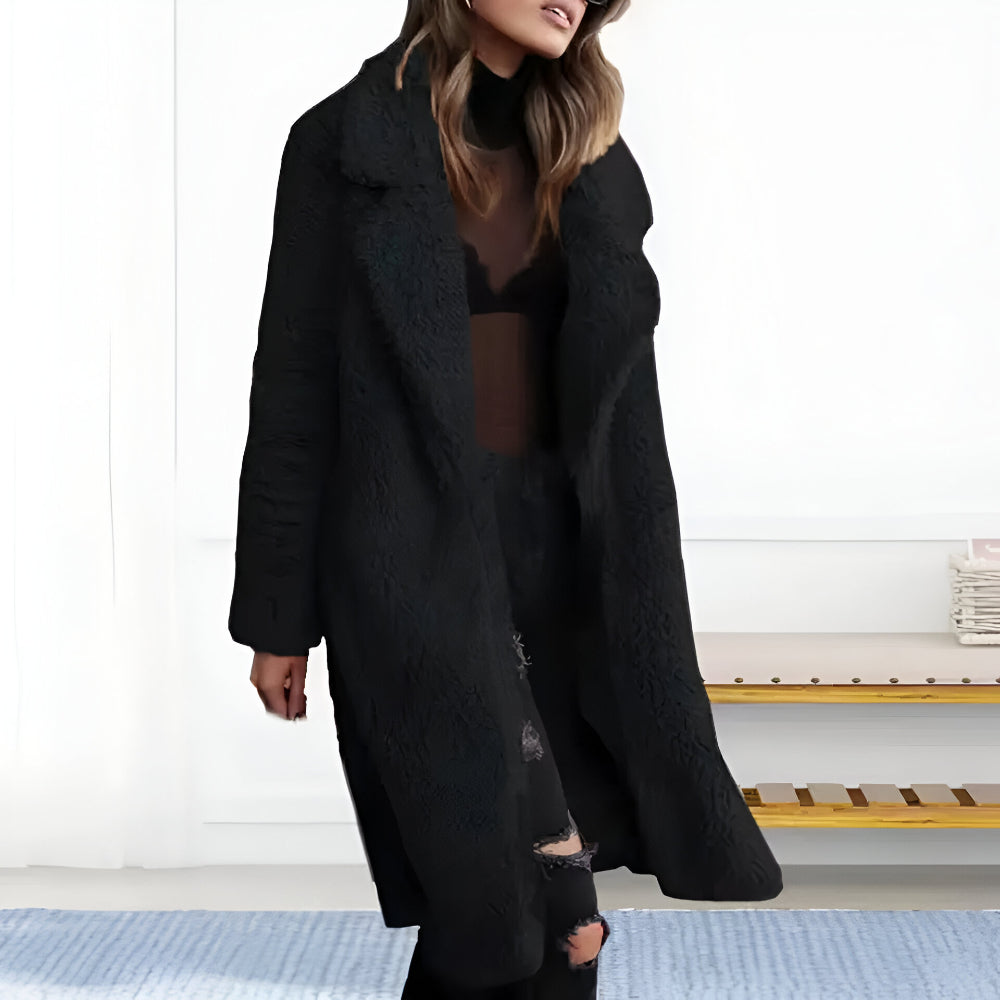 Women’s Oversized Teddy Coat | Long Faux Fur Warm