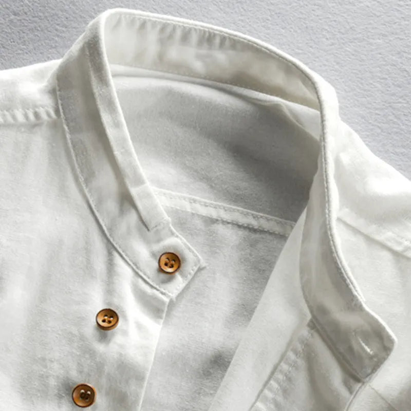 Men's Casual Long Sleeve Shirt | Vintage Button Up