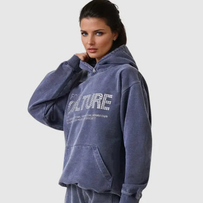 Sabina | Bequemer Hoodie mit Modernem Culture-Design – Stil und Komfort vereint