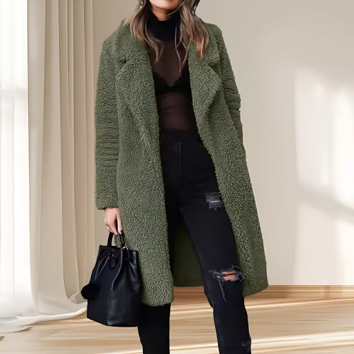 Women’s Oversized Teddy Coat | Long Faux Fur Warm