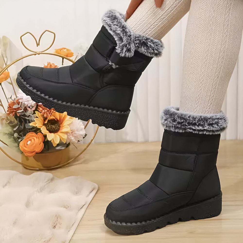Women’s Waterproof Snow Boots | Warm Fur Lined Winter Boots