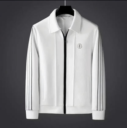 Men's Two-Piece Tracksuit Set | Zippered Jacket and Trousers