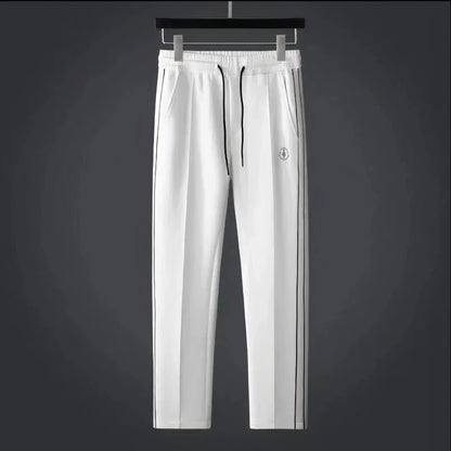 Men's Two-Piece Tracksuit Set | Zippered Jacket and Trousers