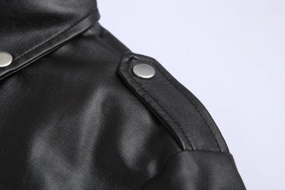 Men's Leather Bomber Jacket | Oversized Zip Up