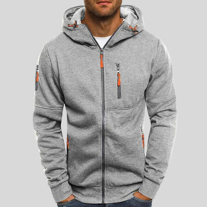Stylish Zip Up Hoodie Jacket Soft Breathable Fabric Casual Wear 10