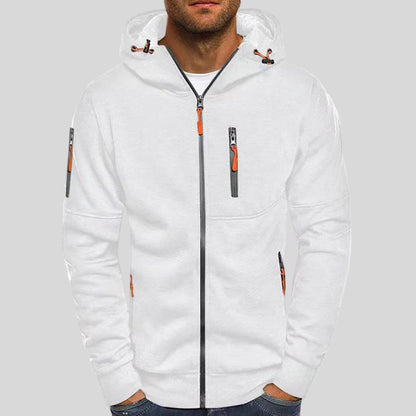 Stylish Zip Up Hoodie Jacket Soft Breathable Fabric Casual Wear 5
