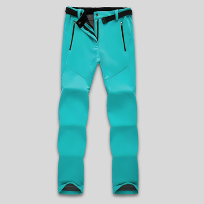 Women's Waterproof Insulated Hiking Pants Fleece Lined Adjustable Waist