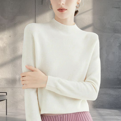 Women's Soft Classic Pullover Sweater Cozy Long Sleeve Wear