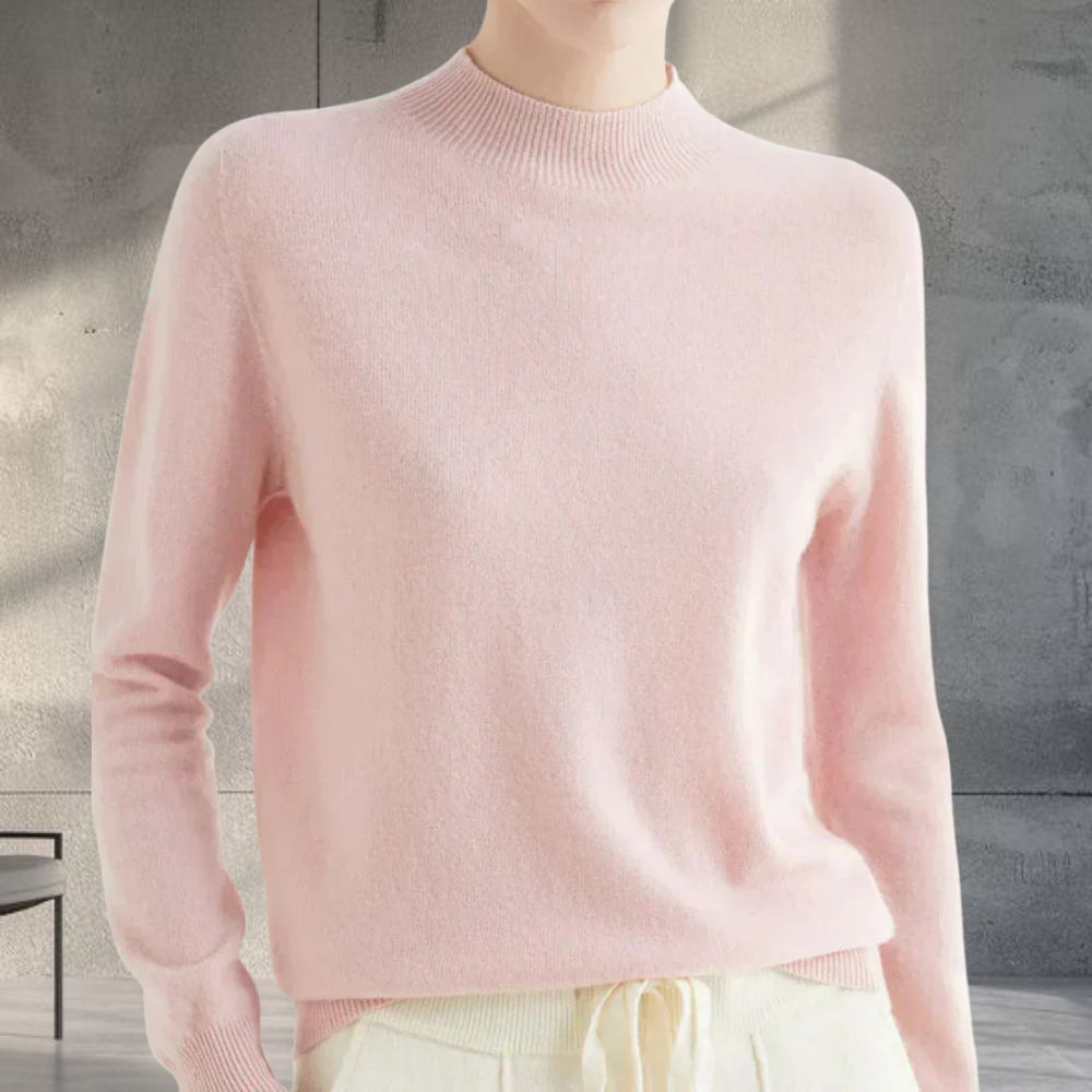 Women's Soft Classic Pullover Sweater Cozy Long Sleeve Wear