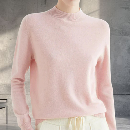 Women's Soft Classic Pullover Sweater Cozy Long Sleeve Wear