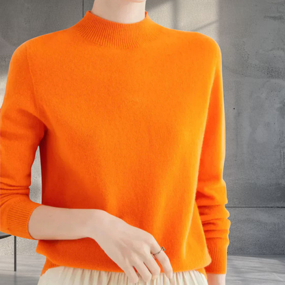 Women's Soft Classic Pullover Sweater Cozy Long Sleeve Wear