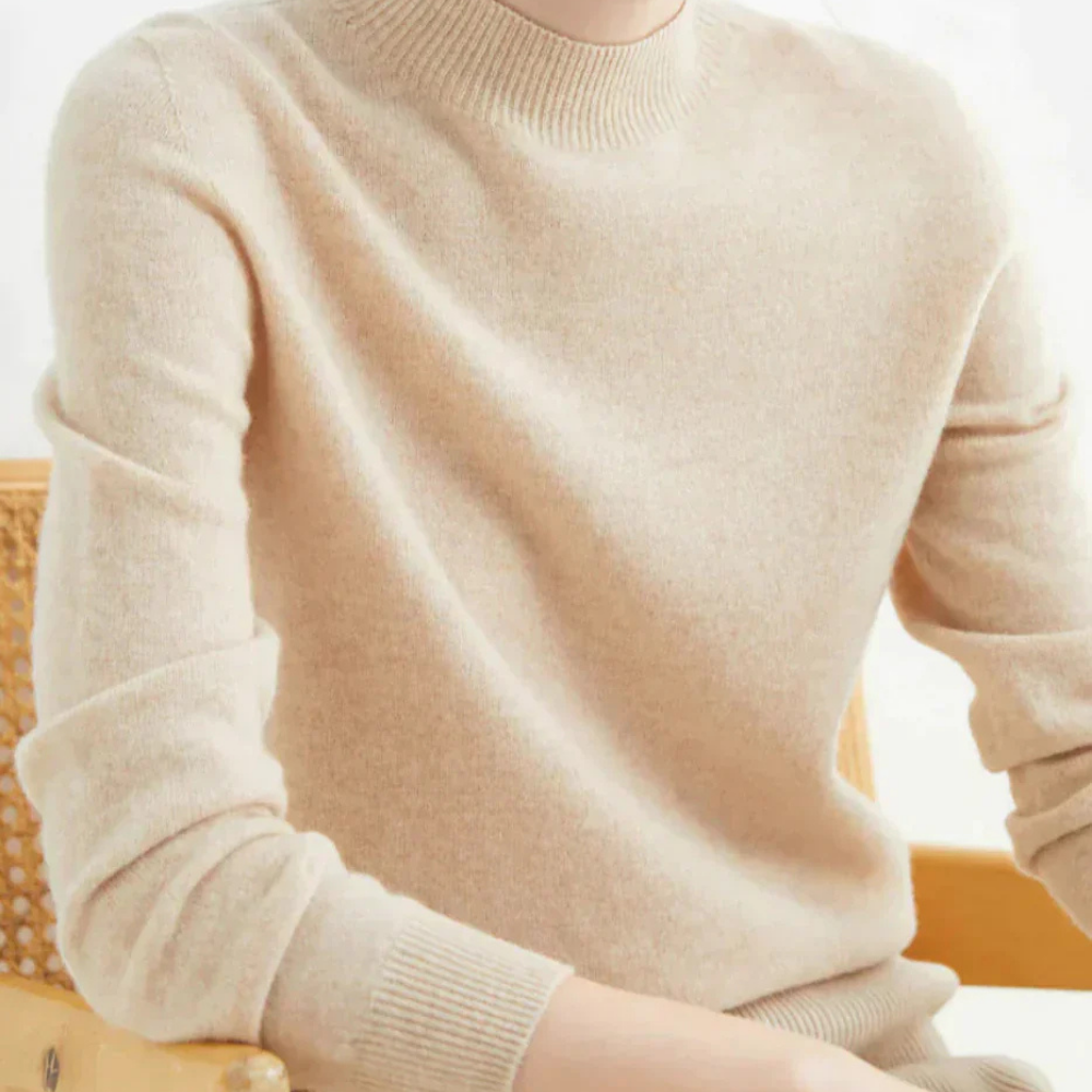 Women's Soft Classic Pullover Sweater Cozy Long Sleeve Wear