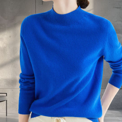 Women's Soft Classic Pullover Sweater Cozy Long Sleeve Wear