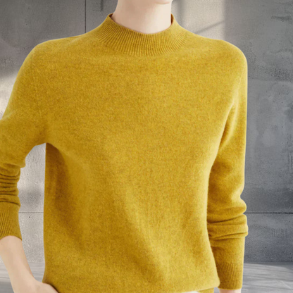 Women's Soft Classic Pullover Sweater Cozy Long Sleeve Wear