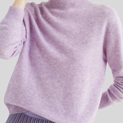 Women's Soft Classic Pullover Sweater Cozy Long Sleeve Wear