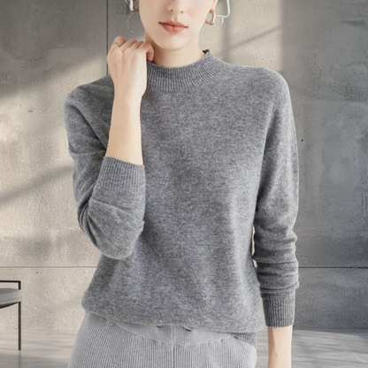 Women's Soft Classic Pullover Sweater Cozy Long Sleeve Wear