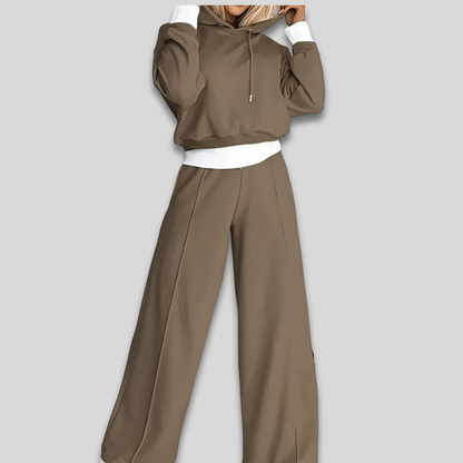 Women Cozy Soft Loungewear Set Relaxed Fit