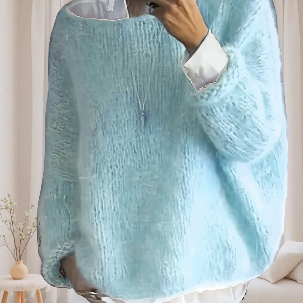 Women's Oversize Knit Sweater Soft Cozy