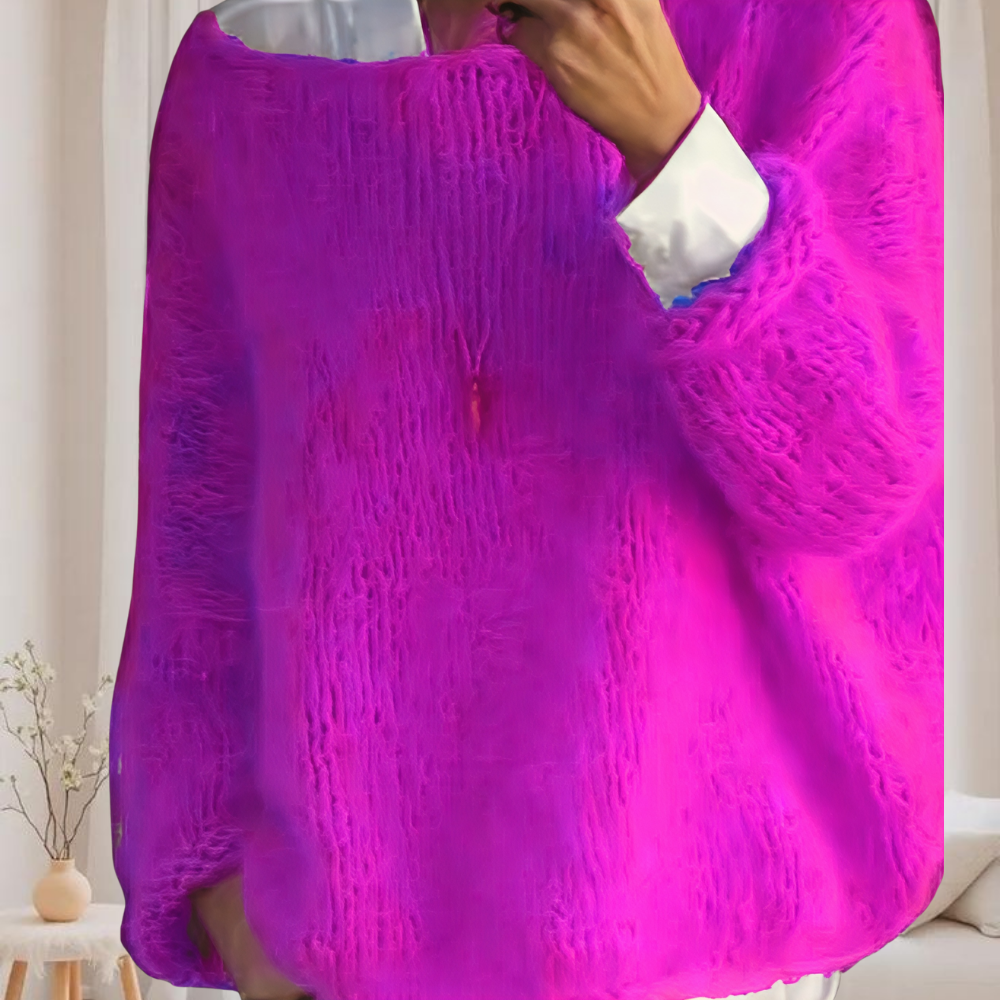 Women's Oversize Knit Sweater Soft Cozy