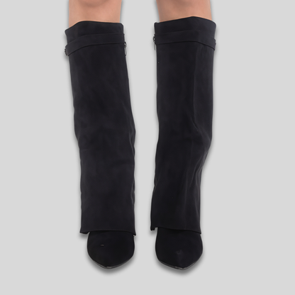 Women's Trendy Stylish Over The Knee Boots Wide Leg Slouch