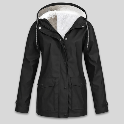 Women's Warm Waterproof Winter Jacket Fleece Lined Hooded