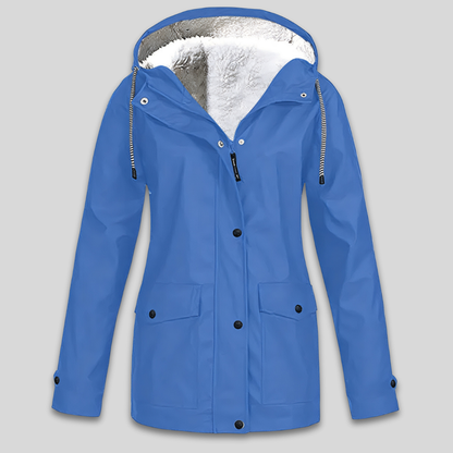Women's Warm Waterproof Winter Jacket Fleece Lined Hooded