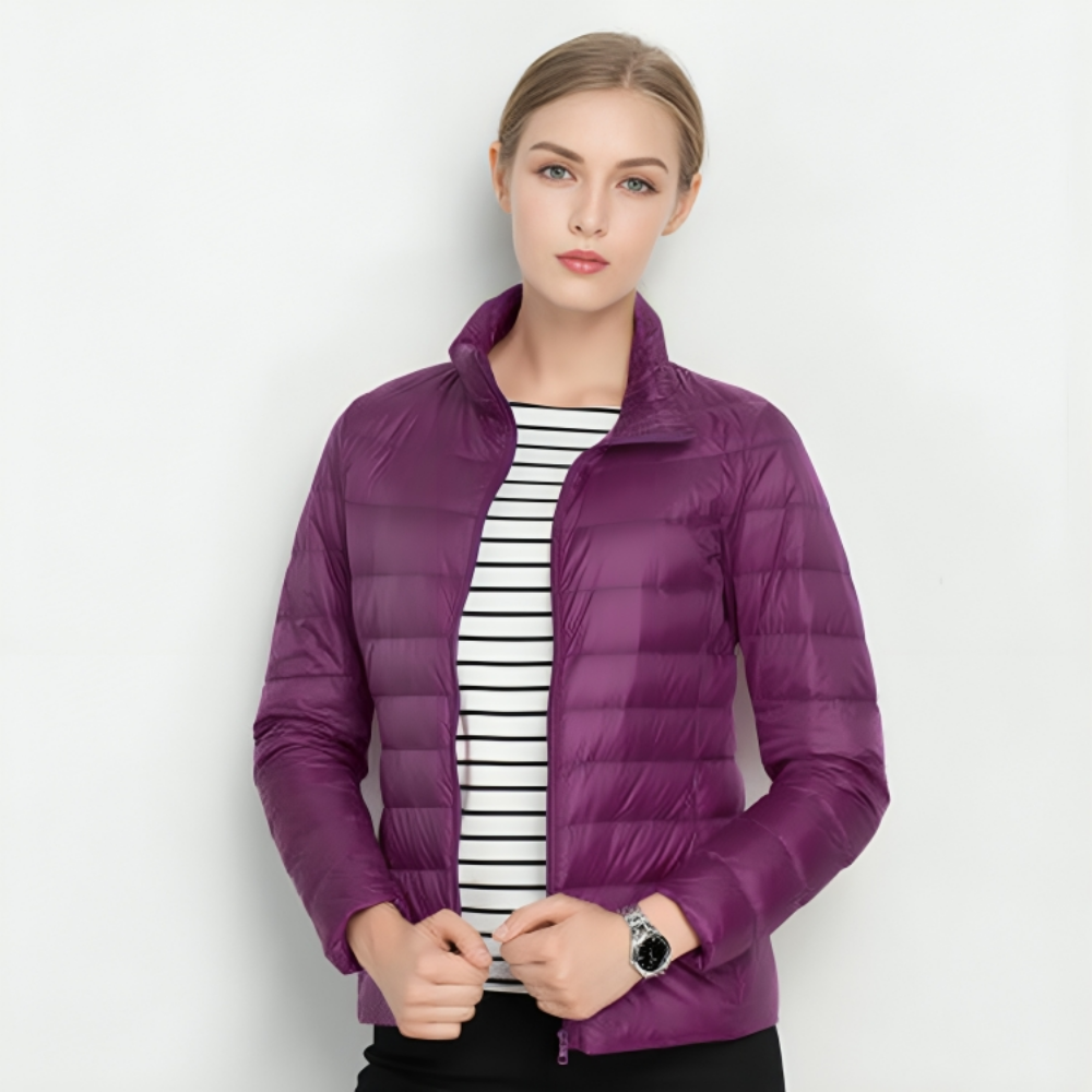 Women Lightweight Quilted Puffer Jacket Warm Packable