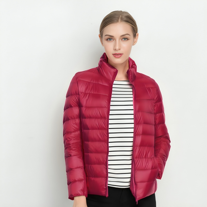 Women Lightweight Quilted Puffer Jacket Warm Packable