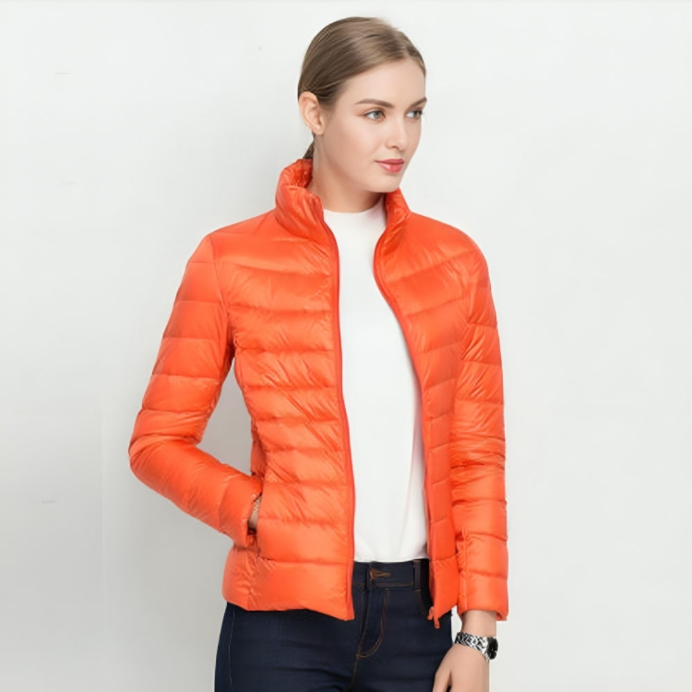 Women Lightweight Quilted Puffer Jacket Warm Packable