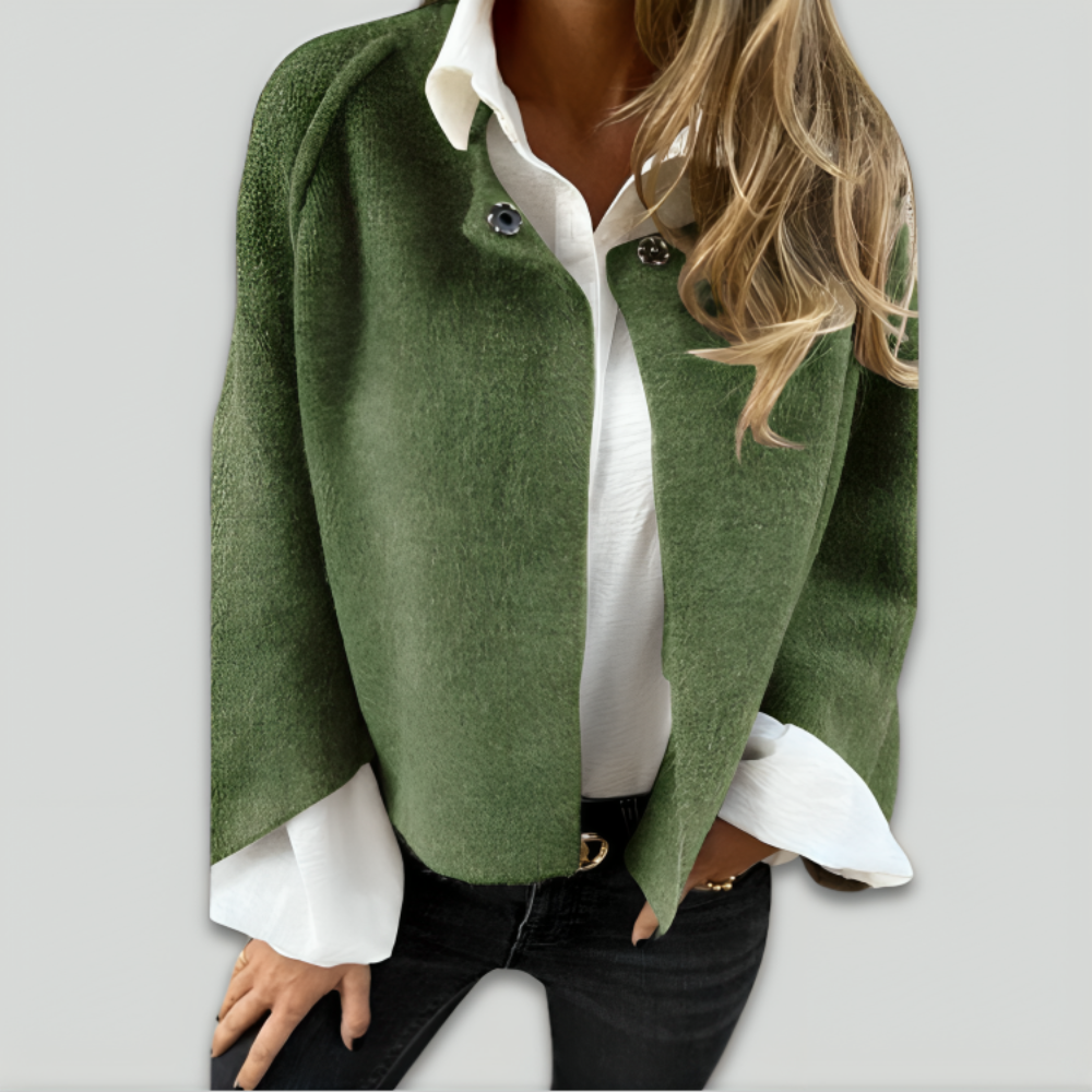 Women's Oversized Soft Jacket Loose Fit Layered Look