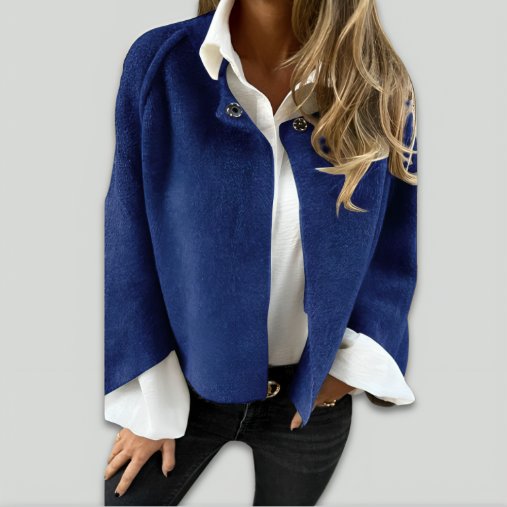 Women's Oversized Soft Jacket Loose Fit Layered Look
