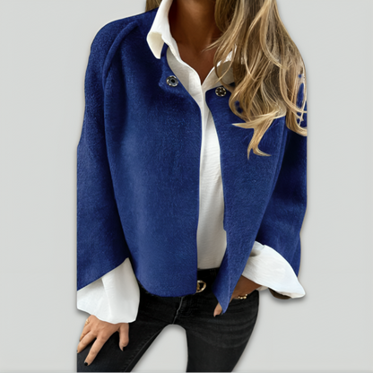 Women's Oversized Soft Jacket Loose Fit Layered Look