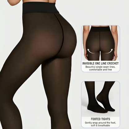 Women's Seamless Shaping Tights High Waisted Slimming