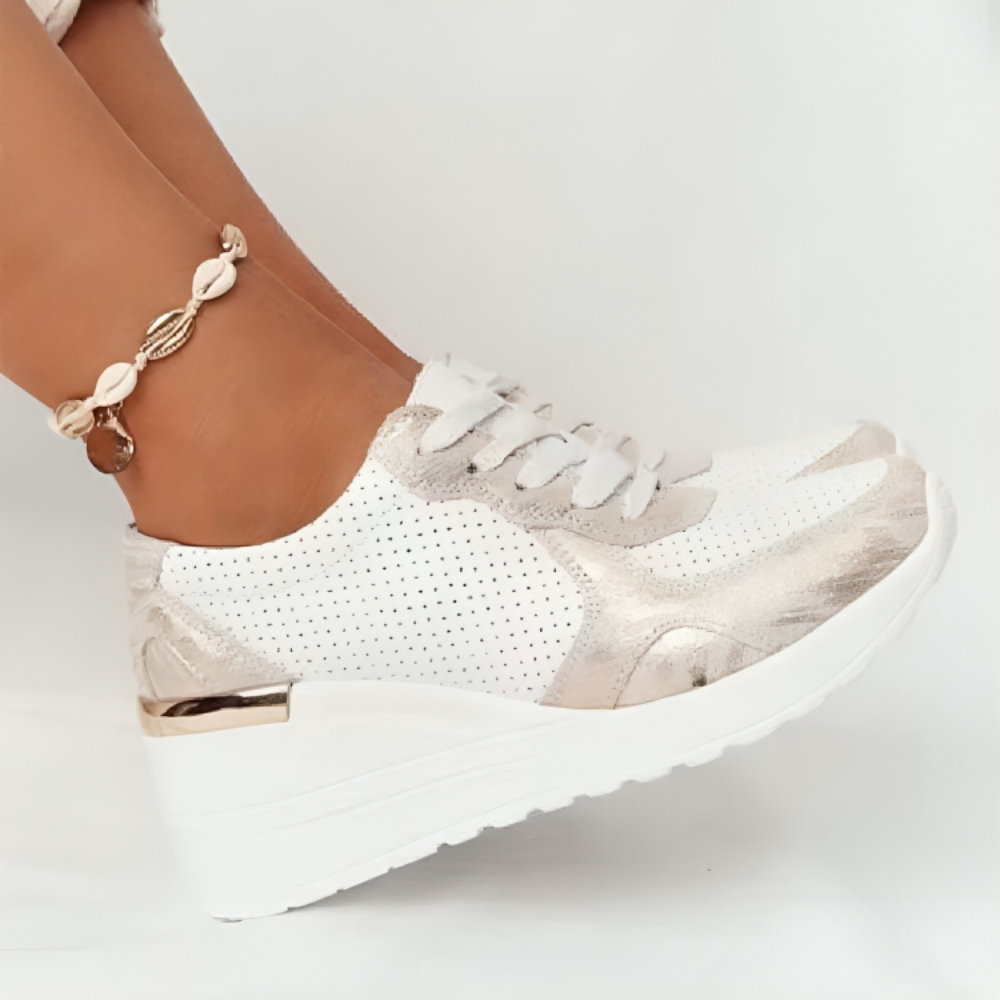 Women's Comfortable Breathable Wedge Sneakers Supportive