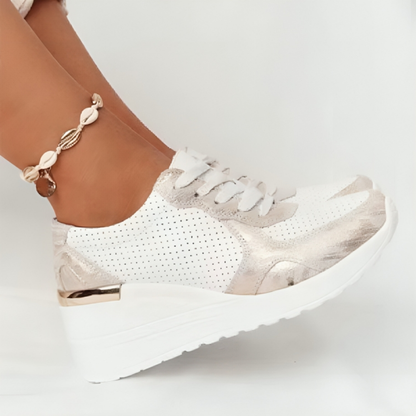 Women's Comfortable Breathable Wedge Sneakers Supportive