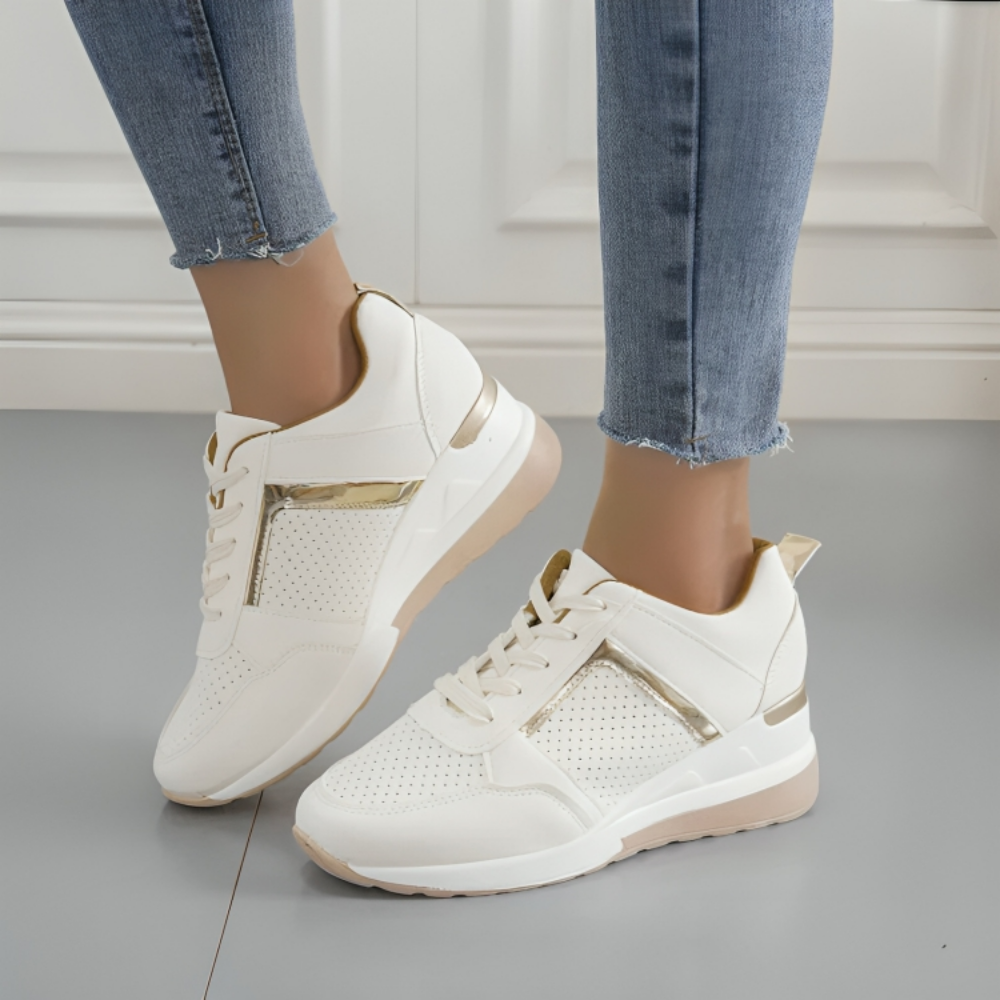 Women's Comfortable Breathable Wedge Sneakers Supportive